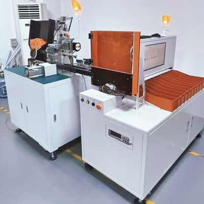 18650 Battery Label Sticking Machine Connecting With Cylindrical Battery Sorting Machine