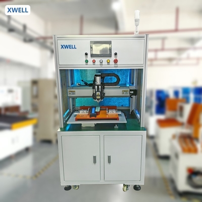 Single Side Cylindrical Battery Spot Welder Machine With Rotary Welding Head
