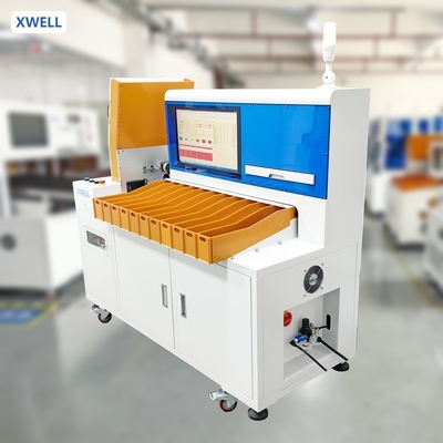 11 Channel 18650 26650 Cylindrical Battery Sticking And Sorting Machine Cell Selector Equipment