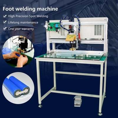 Cylindrical 21700 Lithium Battery Spot Welding Machine 800A Current Adjustable