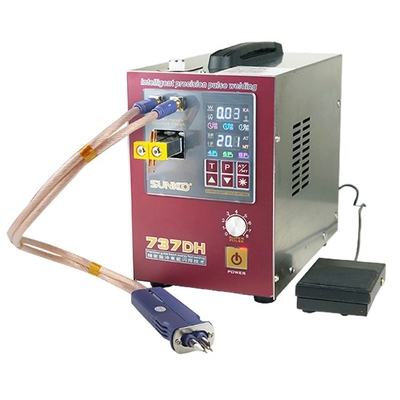 Desktop Spot Welding Machine For 18650 Battery Pneumatic Head Moving Driver