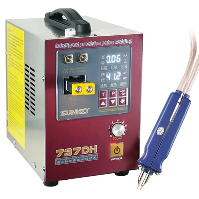 Desktop Spot Welding Machine For 18650 Battery Pneumatic Head Moving Driver