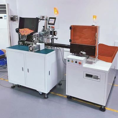 Good price Cylindrical Battery Insulation Paper Sticking Machine For 18650 26650 32650 21700 online