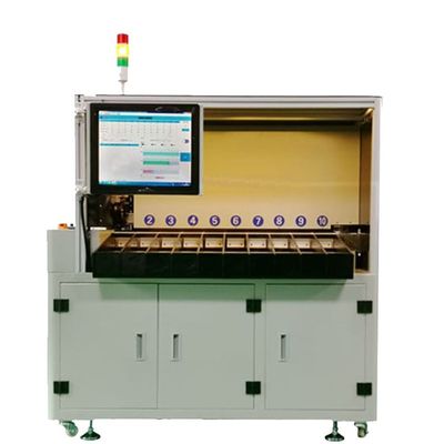 Good price Cylindrical Lithium Battery Equipment , 10 Channel Automatic Sorting Machine online