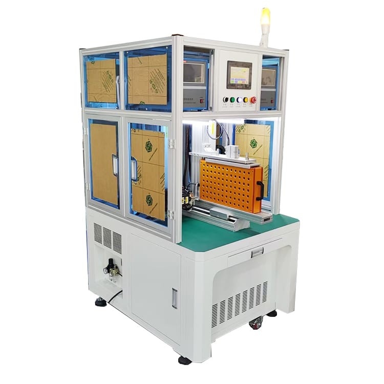 Fully Automatic Double Sided Lithium Battery Spot Welder For Cylindrical 18650 26650 21700