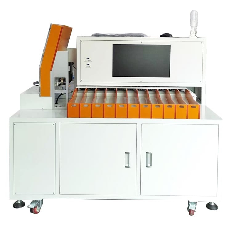 Lab Automatic 11 Channels Battery Sorter For Cylindrical Cell Battery Pack Assembly