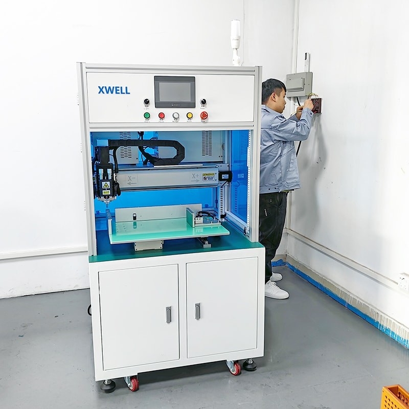 E Bike EV Cylinder Battery Pack Welding Machine Single Side Spot Welder With Touch Screen