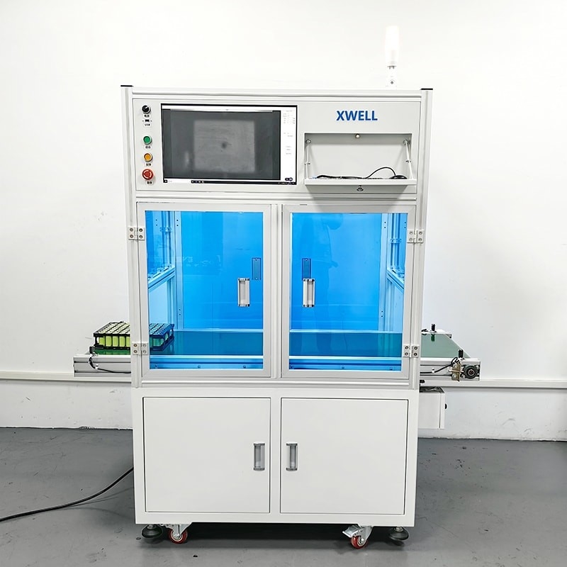 14430 14500 18500 18650 21700 CCD Cylinder Cell Battery Pack Tester For Lithium Cathode And Anode Position Testing
