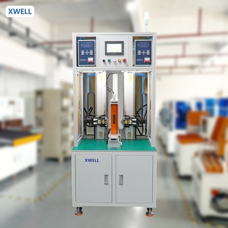 High Quality Automatic Double Side Lithium Battery Cell Spot Welder For Cylindrical Battery Cell Assembly Line