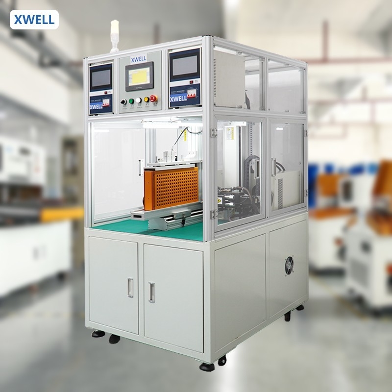 Automatic Double Sides Rotary Welding Head Battery Pack Spot Welding Machine With PLC Control System