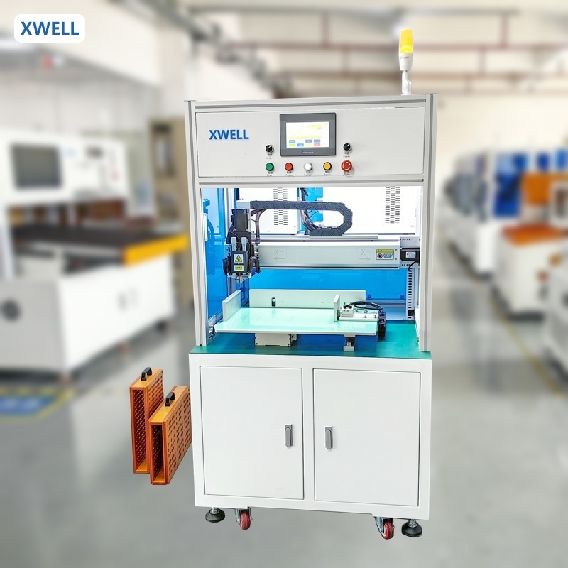 Automatic Single-Side Rotary Head Numerical Control Spot Welding Machine Welder For 18650/21700 Battery Pack Assembly