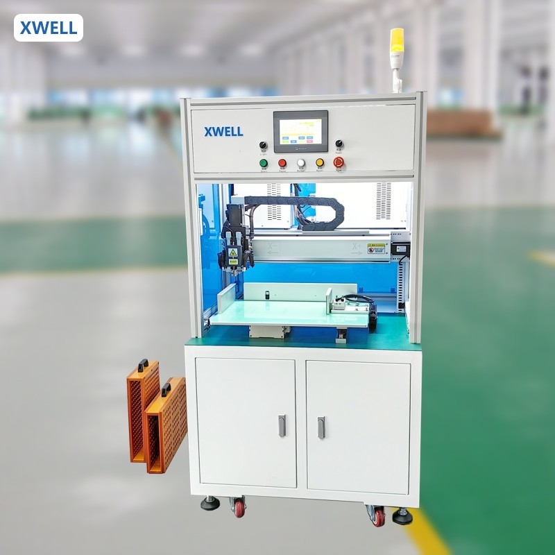 Automatic Single-Side Rotary Head Numerical Control Spot Welding Machine Welder For 18650/21700 Battery Pack Assembly