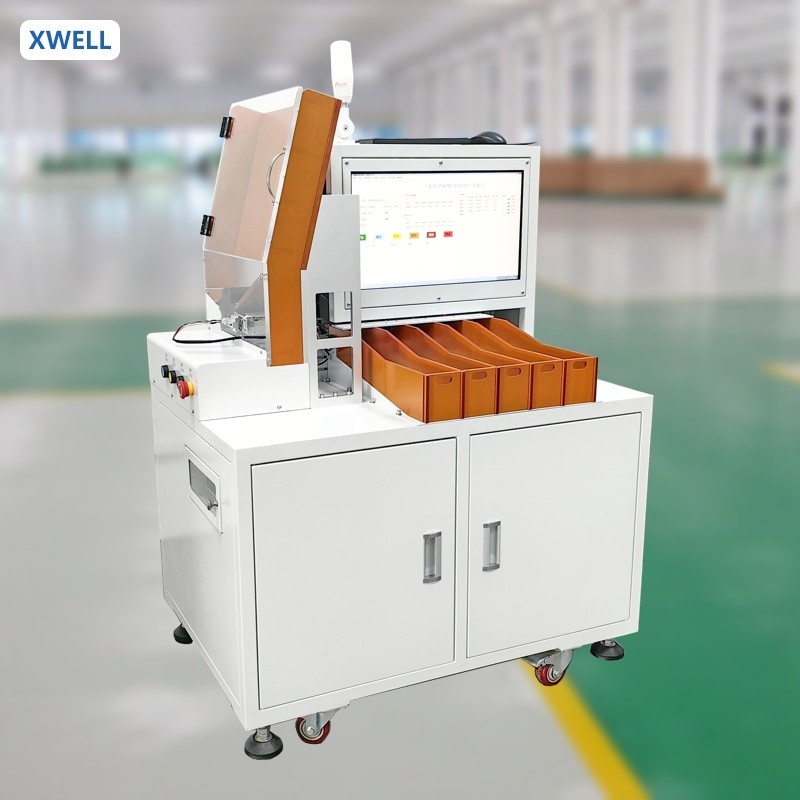 18650 26650 21700 32650 Cylindrical Cell Selector 11 Channel Sorting Machine For Battery Pack Assembly Line