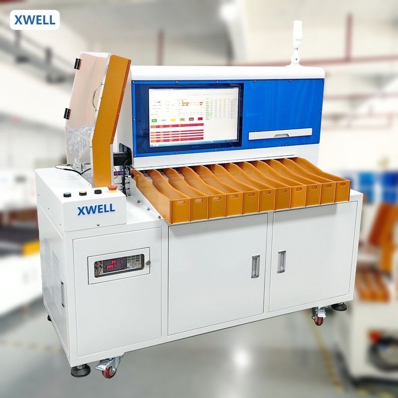 Channel Making Equipment Sorter Sorting Machine For 18650 Cylindrical Cell Battery Pack