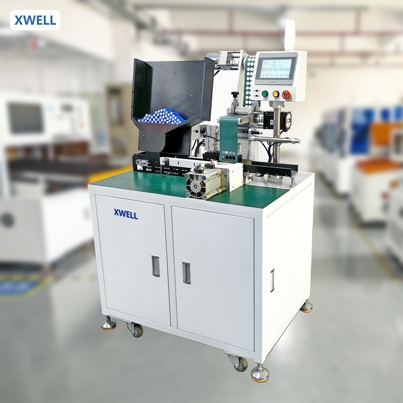 18650 Automatic Optional Channel Cylindrical Battery Sorting Machine Connecting Battery Insulation Paper