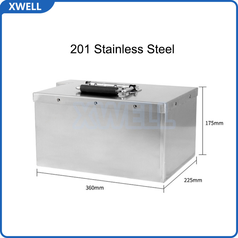Stainless Steel Battery Case with 0-Weld Structural Design for 6v to 72v Lithium Battery Box