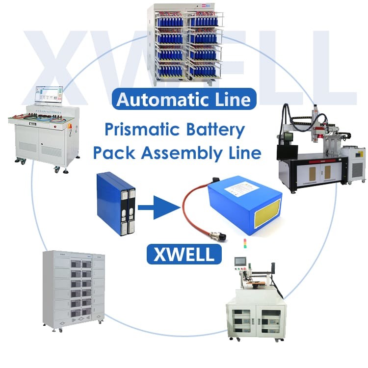 Lithium Ion Battery Pack Production Machine 13 Channel For Prismatic ...