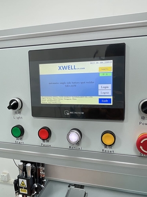 Single Side Automatic Spot Welding Machine For Cylindrical Battery Pack Nickel Strip