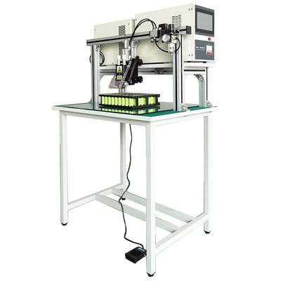 Good price XW-MNT10000 Pneumatic Gantry Battery Pack Spot Welding Machine 4KW Transistor Precision 10000A Foot Pedal Control online
