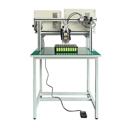 Gantry Pneumatic Manual Lithium Cylindrical Battery Spot Welding Machine 18650 21700