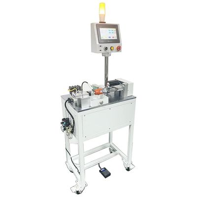 Good price 0.6MPa Battery Pack Production Machine Semi Automatic Cylindrical Cell Sleeve Cap Knife Remove Machine online