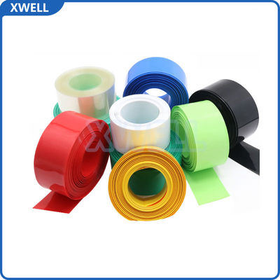 Good price Colorful Pvc Heat shrink packaging 5Mm-600Mm Flat Width Battery Skin Heat Shrinkable Film Cover For Batteries online