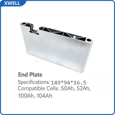 Good price Prismatic Battery Aluminum Extrusion End Plate with Various Width Custom Height Multi Cell Compatible online