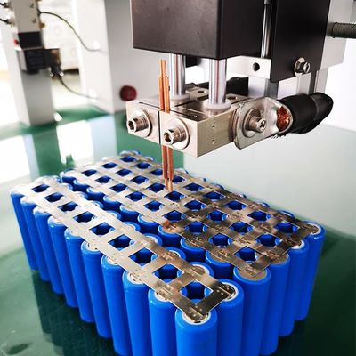 Good price XW-MNA25 Pneumatic Gantry Battery Pack Spot Welding Machine AC 25KVA Foot Pedal Control 800x600mm Table online