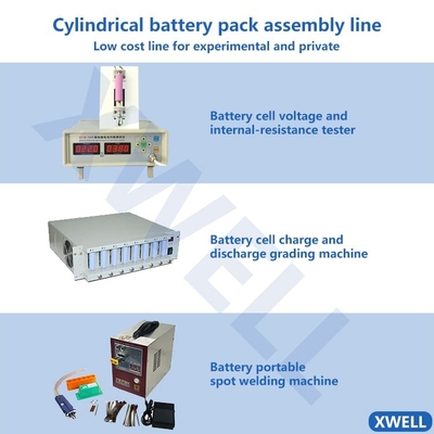 270mm  Battery Pack Production Machine , Lithium Ion Battery Making Machine